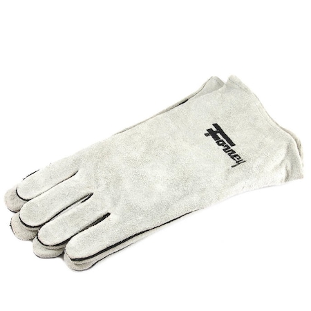 Forney Gray Leather Welding Gloves Men's L 55200